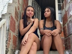 Amateur, Couple, Famille, Fait maison, Lesbienne, Serré, Branlette espagnole, Jouets