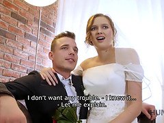 Невеста, Парочка, Рогоносцы, Платье, Хд, Чулки, Молоденькие, Свадьба