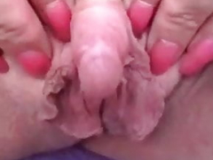Clitoris grande, Penetracion con dedos, Despelote, Futanari, Amante, Mamá