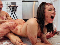 Pijpbeurt, Bruinharig, Fetisj, Handbeurt, Keuken, Gezichtspunt, Kut duiken, String