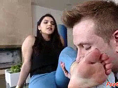 Footjob, footfetish, ass fucking