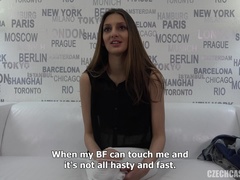 Brunette brune, Tchèque, Hard, Adolescente, Nénés