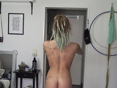 Anal, Éjaculation interne, Allemand, Masturbation, Naine, Chatte, Rugueux, Tabou