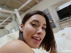 Leie, Arsch, Kondom, Sperma im mund, Füsse, Würgen, Orgasmus, Pov