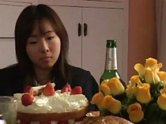 Snatch licked asian teen schoolgirl