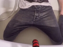 Pissen, Schuhe, Dusche, Nass