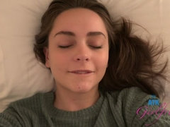 Aften gets a facial.