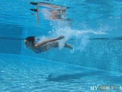 Kont, Badkamer, Grote kont, Pijpbeurt, Hondjeshouding, Geschoren, Tiener, Nat