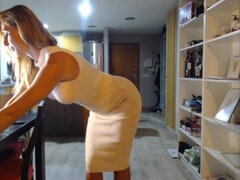 my buxom aunt shows her body on webcam