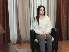 Brunette brune, Déshabiller, Doigter, Petite amie, Hd, Orgasme, Russe, Solo