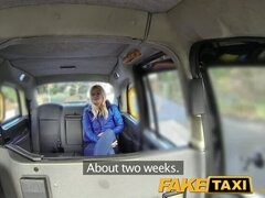 FakeTaxi Blonde gets backseat discount