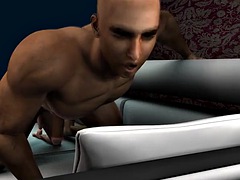 3d, お尻, ゲイ