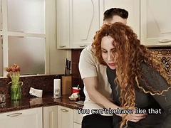 Blasen, Spassig, Lecken, Lingerie, Reif, Rotschopf, Russisch, Tätowierung