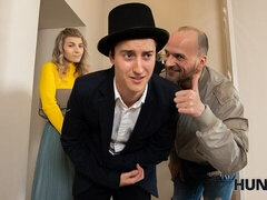 Leie, Grosser schwanz, Blondine, Blasen, Puppe, Kurzes haar, Jungendliche (18+), Titten