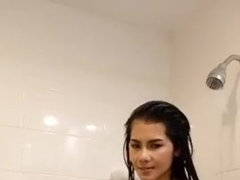 美女, デカ尻, エロティック, 女, 露出狂, 下着, オッパイの, 濡れ