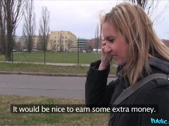 Amateur, Rubia, Mamada, Coche, Checa, Estilo perrito, Dinero, Pov