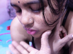 18 años, Clitoris grande, Mamada, Hendidura, Clitoris, Indio, Coño, Chupando