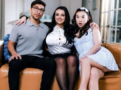 Hottie Kimmy and Payton's big cock smut