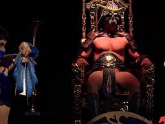 A funny parody of Mortal Kombat X Princess Kitana against Johnny Cage