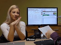 ハードコア, Hd, ジーンズ, お金, オフィス, 小柄, タトゥー, ティーン