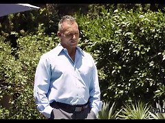 Stepdaughter seduces her stepdad outdoors in HD porn