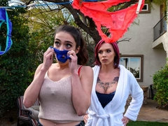 Fétiche, Embrassement, Lesbienne, Léchez, Masturbation, Chatte, Rousse roux, Tatouage