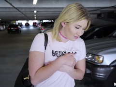 Saucy Blonde Fucks for Money