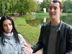 18 años, Morena, Polla, Dinero, Realidad, Ruso, Chupando, Tatuaje