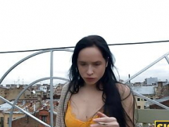 SISPORN. Slender Colleen took clothes off to be drilled