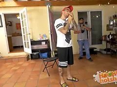 Bruinharig, Schattig, Extreem, Spel, Klein, Kut duiken, Mager, Tieten likken