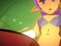 giantess Shantae (credit to: @Zapor666)