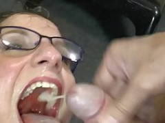 Oudere vrouw, Sperma, Sperma shot, Groepseks, Duits, Orgie, Feest, Secretaresse