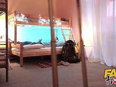Pijpbeurt, Gevangen, Sperma in gezicht, Hd, Orgasme, Panty, Mager, Verassing
