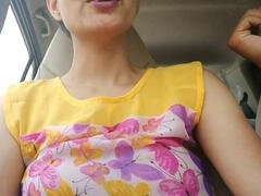 In den arsch, Asiatisch, Blasen, Auto, Besamung, Indisch, Mutti, Im freien