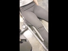Squirting orgasm, gym sex, gym workout