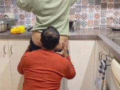 アジア人, お尻, デカ尻, デカパイ, カップル, マッサージ, 淫乱熟女, 母
