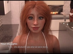 3 dimensionaal, Enthousiasteling, Grote kont, Badpak, Blond, Huisgemaakt, Roodharige vrouw