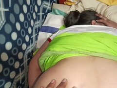 Indian aunty with a sexy ass in a steamy encounter