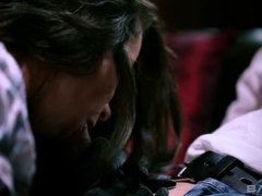 Mamada, Morena, Erótico, Peludo, Lencería, Maduro, Tatuaje