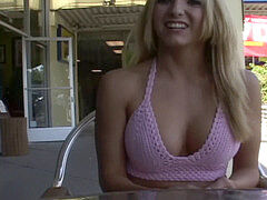 crazy housewife Vivian West cheats for cash pummeling utter stranger