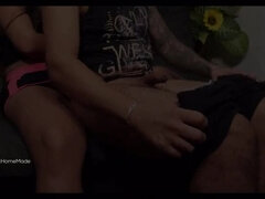 Massive Cumshot Explosion - Amateur Indian Bhabhi Handjob with Huge Load!