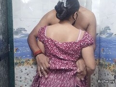 Tante, Grote kont, Stel, Sperma, Sperma shot, Handbeurt, Orgasme, Toilet