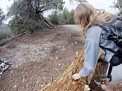 whorey youthfull Camper pokes Friend Hard After Hike POV - Molly Pills - 1080p