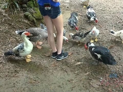 素人, ビーチ, ブロンド, フェラチオ, 彼女, ハメ撮り, 公共, 剃毛