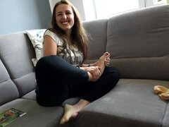 Brunette brune, Pieds, Femelle, Fétiche, Fétiche des pieds, Hd, Pov, Chaussettes