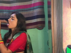 Enthousiasteling, Pijpbeurt, Bruinharig, Lul, Huisgemaakt, Indisch, Vrouw