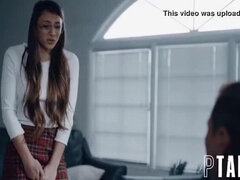 Naughty Priest Seduces Innocent Teen Gia Derza Into Losing Her Anal Virginity