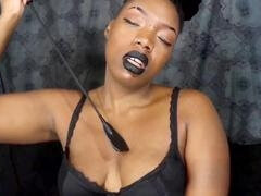 Chylattexxx humiliates dork with a titty jacking JOI session