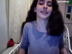 Amateur, Cul, Blonde, Nue  à poil, Chatte, Adolescente, Nénés, Webcam