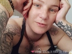 Anaal, Sperma in mond, Dominatie, Vrouw, Dominante vrouw, Frans, Meesteres, Tatoeage